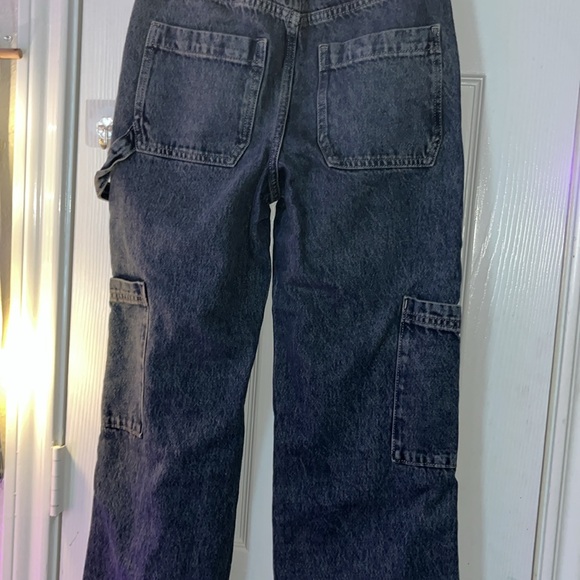 Arizona denim high rise baggy utility cargo jeans - Picture 6 of 8